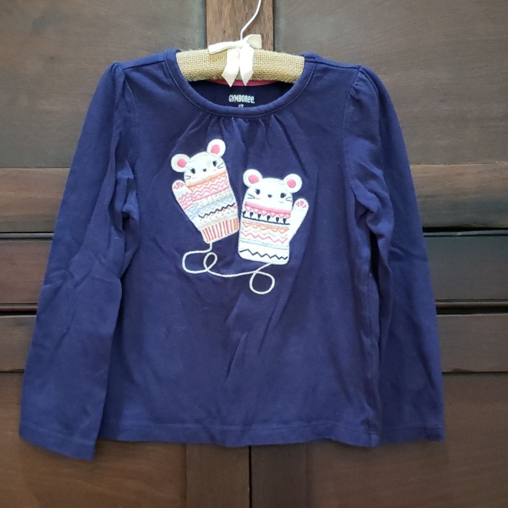Girls winter theme shirt